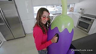 Can You Handle Petite Teen's Ass Licking And Pussy Fucking?