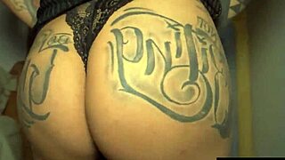 Hot Half-Asian Everylin Displays Tattoos During Intense Amateur Fucking