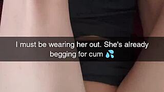 Real cheating neighbor fucks on snapchat while husband at work -richelle rose