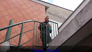 grandma lets the young thief enjoy her tasty ass in this full video from red sheer