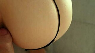 Licked my stepsister's wet pussy, then fucked her hard and covered her breasts with cum.