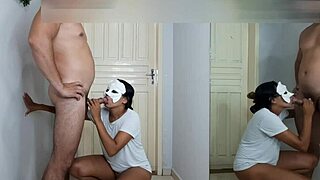 Hoje tu vai ter que me comer a bunda aqui no corredor, whore swallowing deepthroat anal creampie cum on ass