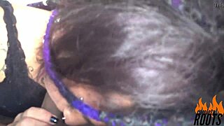 caroleta roots opens tight ass in horny threesome