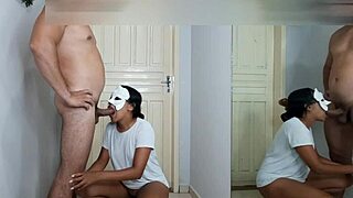 Hoje tu vai ter que me comer a bunda aqui no corredor, whore swallowing deepthroat anal creampie cum on ass