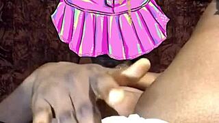 levitating pussy in lingerie