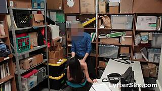 Skinny Asian Shoplifter Strip Searched and Fucked by Police