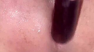 hey, check out this gay anal scene with an eggplant twist in a casual homemade vibe