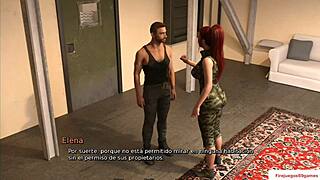 Alternative punishment turns teen with big tits into submissive game