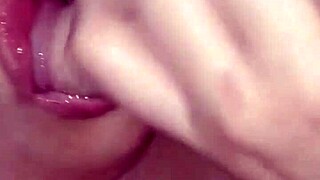 Neighbor's fat cock fucks my mouth in the shower!