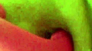 Using g-spot dildo for masturbation and cum