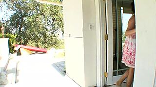 fuck me hard, housewife begs for quickie fucking with dripping wet pussy