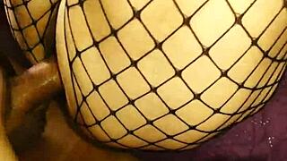 Roughly Stretched Every Hole In Stockings With Big Cock