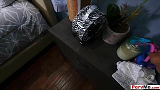 got caught sniffing stepmom's panties, what a taboo moment 😳