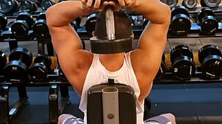 Pretty Blonde with Swollen Pussy in Gym Quickie