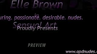 elle brown in sensual art by apdnudes com