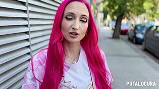 hey, check out victoria arias riding with her big tits and cute piercing in this hot contest