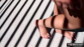 Lovely Teen Blonde Loves Massive Dick Tight Butthole