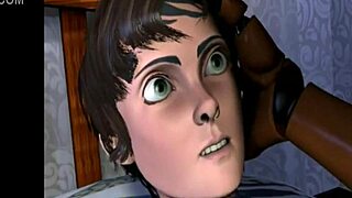 Toy Freddy Gets Facial After Intense Anal Sex And Blowjob