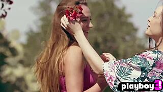 CUTE LESBIAN CHICKS JANETH TENSE AND TEEN NICOLE FOX POSE TOTALLY NAKED