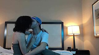 Intense Kissing With Hot Petite 18+ Tattooed Woman