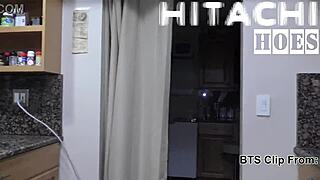 Nonnude Bts From Rina Arems Masturbates With Hitachi Magic Wand In The Car