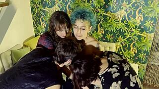 non monogamous dinner bisexual foursome fffm turns into wild orgy roleplay