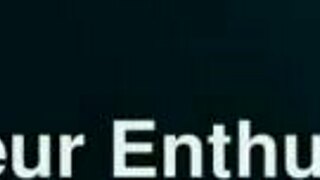 Stella Rubino's first threesome blowjob