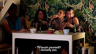 non monogamous dinner bisexual foursome fffm turns into wild orgy roleplay