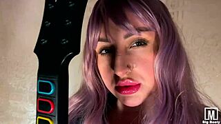 Shemale Squirts During Anal Fucking With Vibrator And Butt Plug