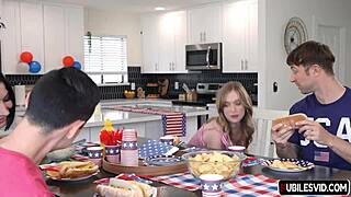 Brooke barclay and elsa violet swap in family taboo