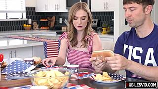 Brooke barclay and elsa violet swap in family taboo