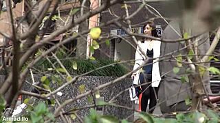 asian babe with big tits gets naughty on bus 🚌