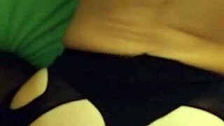 Blonde Teacher Teasing in Stockings and Panties?