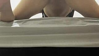 Homemade teen seduces in panties for outdoor pussy fucking