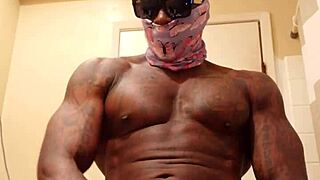 Worship The Muscular Bodybuilder Hallelujah Johnson's Big Black Cock