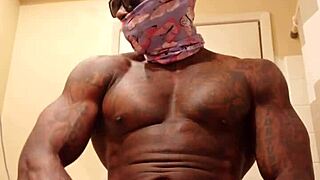 Worship The Muscular Bodybuilder Hallelujah Johnson's Big Black Cock