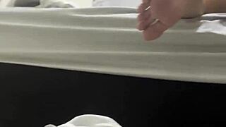 Homemade teen seduces in panties for outdoor pussy fucking