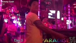 Twin Gfs Get Fucked In Public Bathroom After Owning Stripper Poles