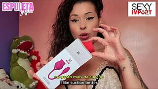 Hot Brunette's Pussy Toy Play