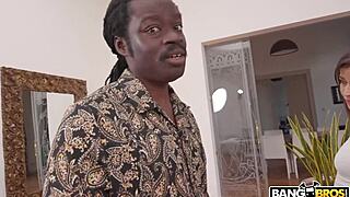 freddy gong pulls massive cock out as niki harris gets stunned and aroused