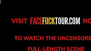 Busty Brunette Licking My Hard Rod Like Candy!