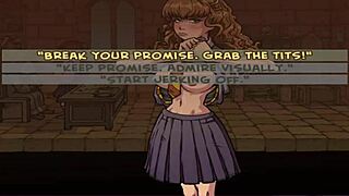 akaburs witch trainer full playthrough part 10 with teen cosplay teasing