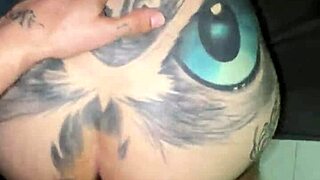 this girl with a split tongue deepthroats me and lets me cum on her face