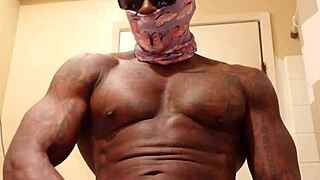 Worship The Muscular Bodybuilder Hallelujah Johnson's Big Black Cock
