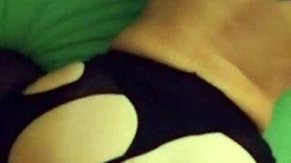 Blonde Teacher Teasing in Stockings and Panties?