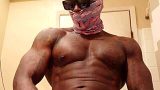 Worship The Muscular Bodybuilder Hallelujah Johnson's Big Black Cock