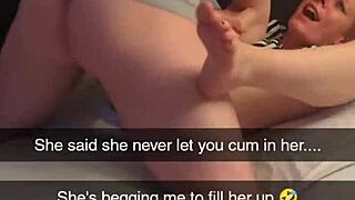 Cheating milf wife bred and creampied on snapchat compilation