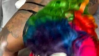 The Prettiest Cowgirl Rides Big Black Cock Deepthroat