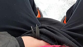 Risky Public Masturbation In Park With People Watching