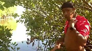 Quickie at the Beach With Milf's Deepthroat Action